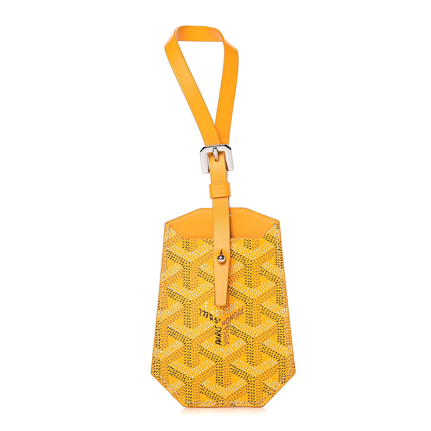 Goyard Goyardine Luggage Tag Yellow 1 of 5