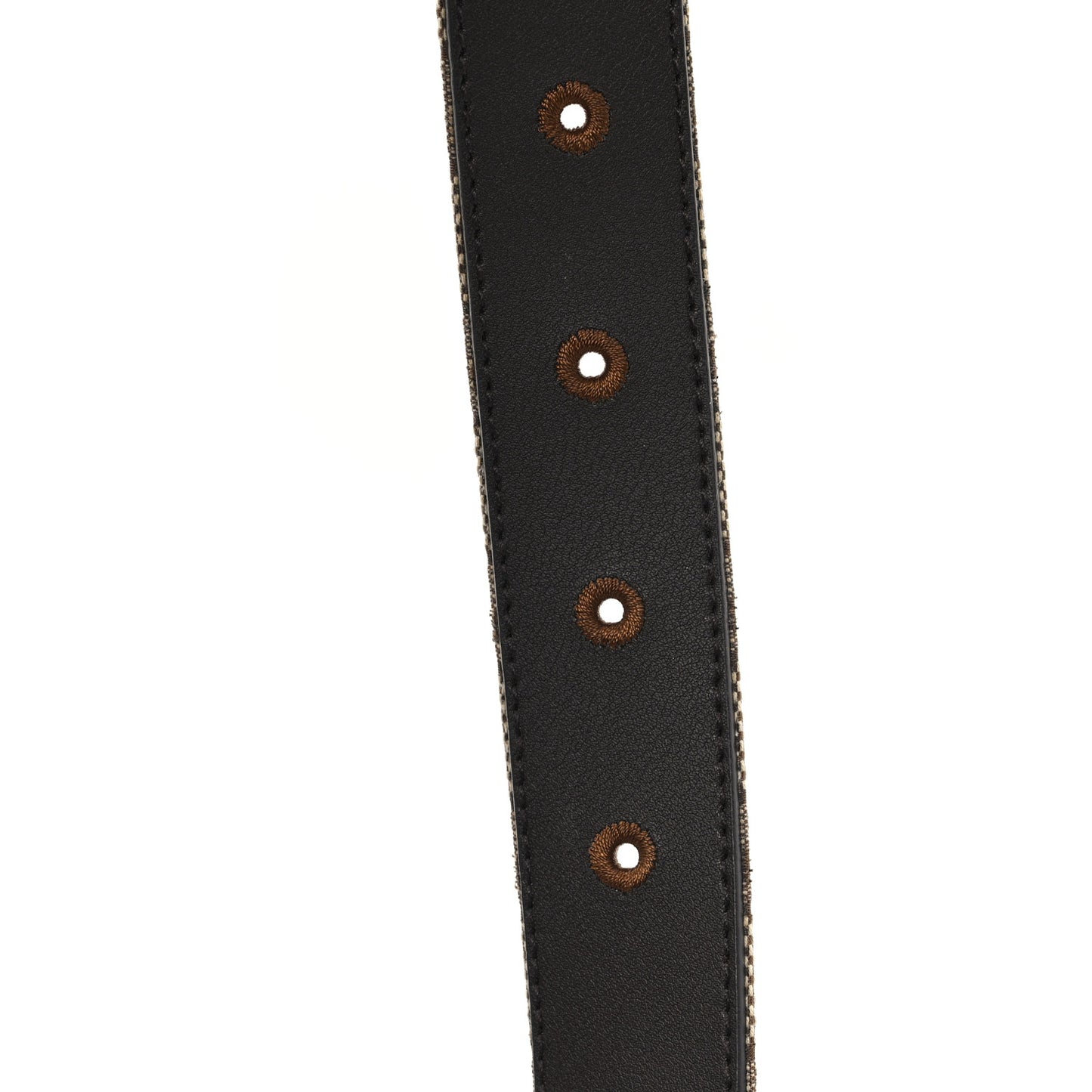 Original GG Canvas Marmont Thin Belt 105 42 Beige Ebony