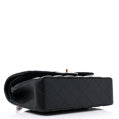 Chanel Lambskin Quilted Small Double Flap Black 3 of 9