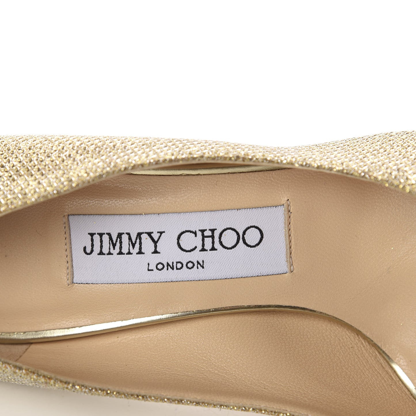 Lame Glitter Dahlia Pumps 35 Gold