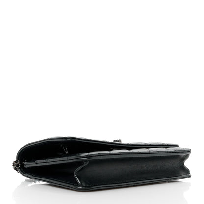 Chanel Aged Calfskin Quilted Reissue Wallet On Chain WOC So Black 4 of 13