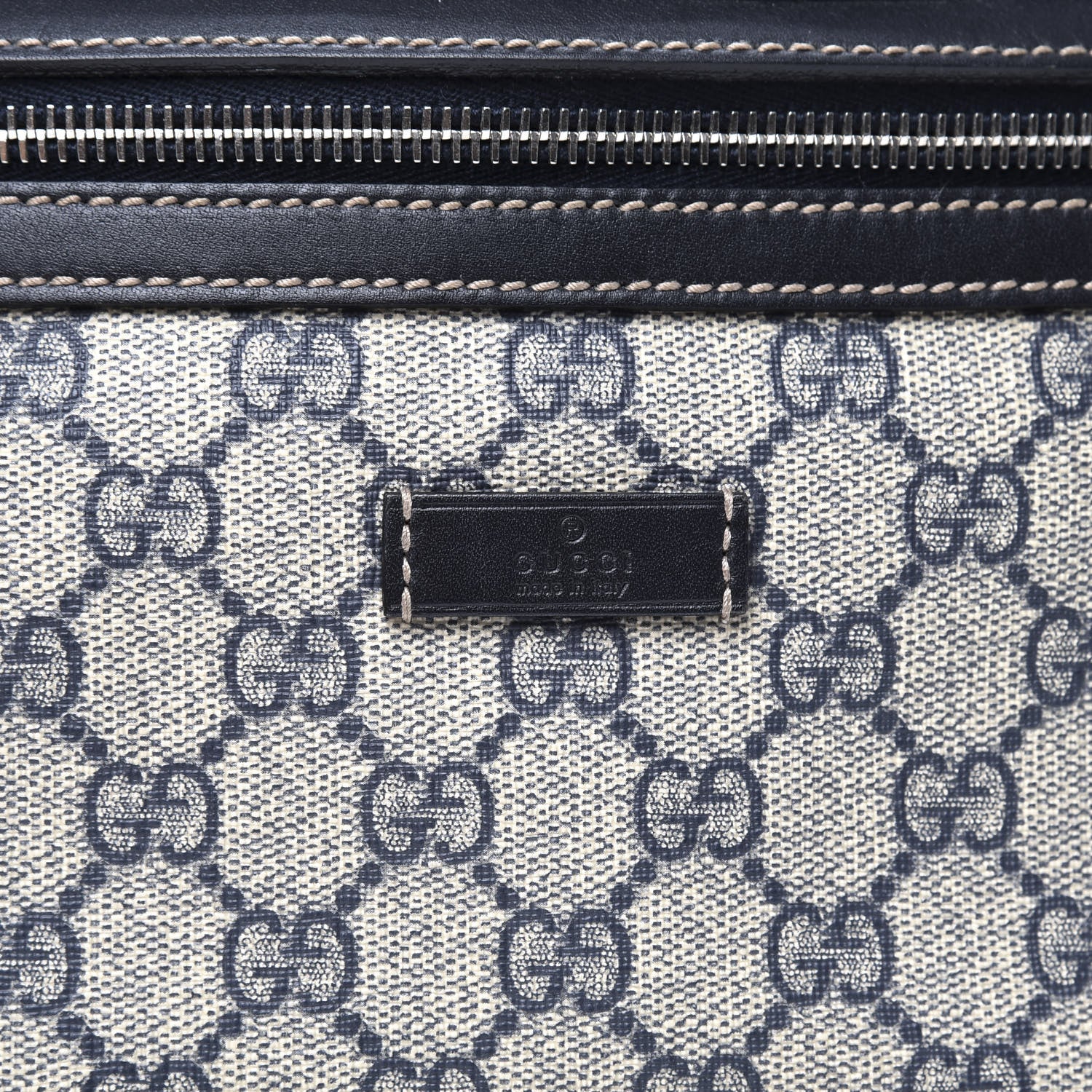 Gucci GG Plus Monogram Belt Bag Navy 9 of 10
