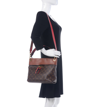 Louis Vuitton Monogram Tuileries Besace Caramel Rouge 2 of 13