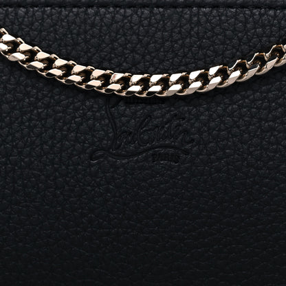 Christian Louboutin Calfskin Loubila Chain Clutch Black 7 of 9