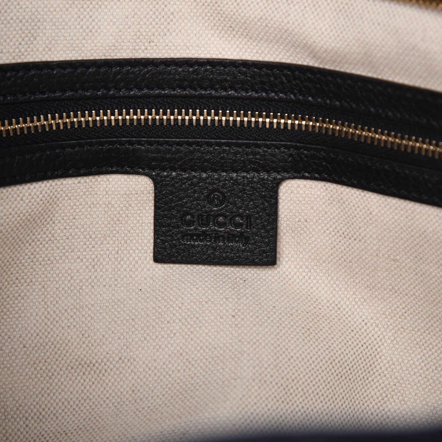 Cellarius Calfskin Medium Miss GG Top Handle Bag Black