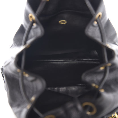 Chanel Caviar Drawstring Backpack Bag Black 4 of 10