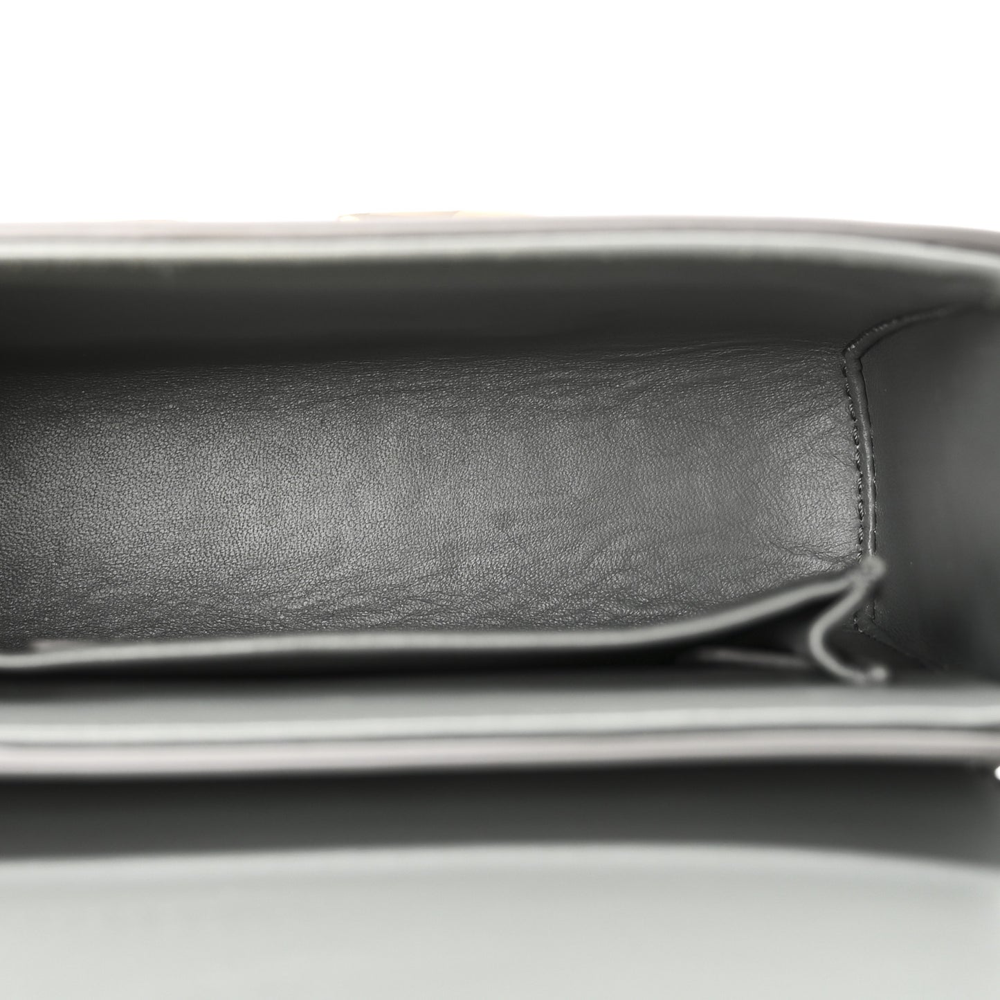 Box Calfskin 30 Montaigne Box Bag Gray