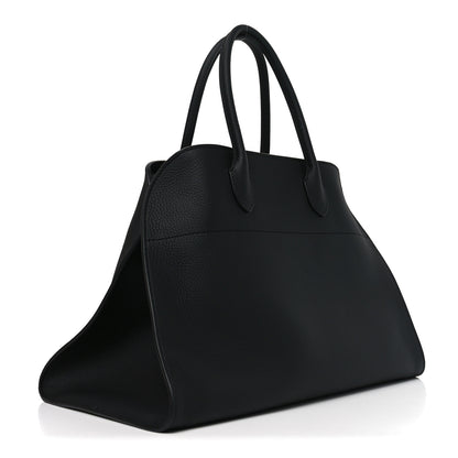 The Row Matte Grained Calfskin Soft Margaux 15 Black 3 of 9