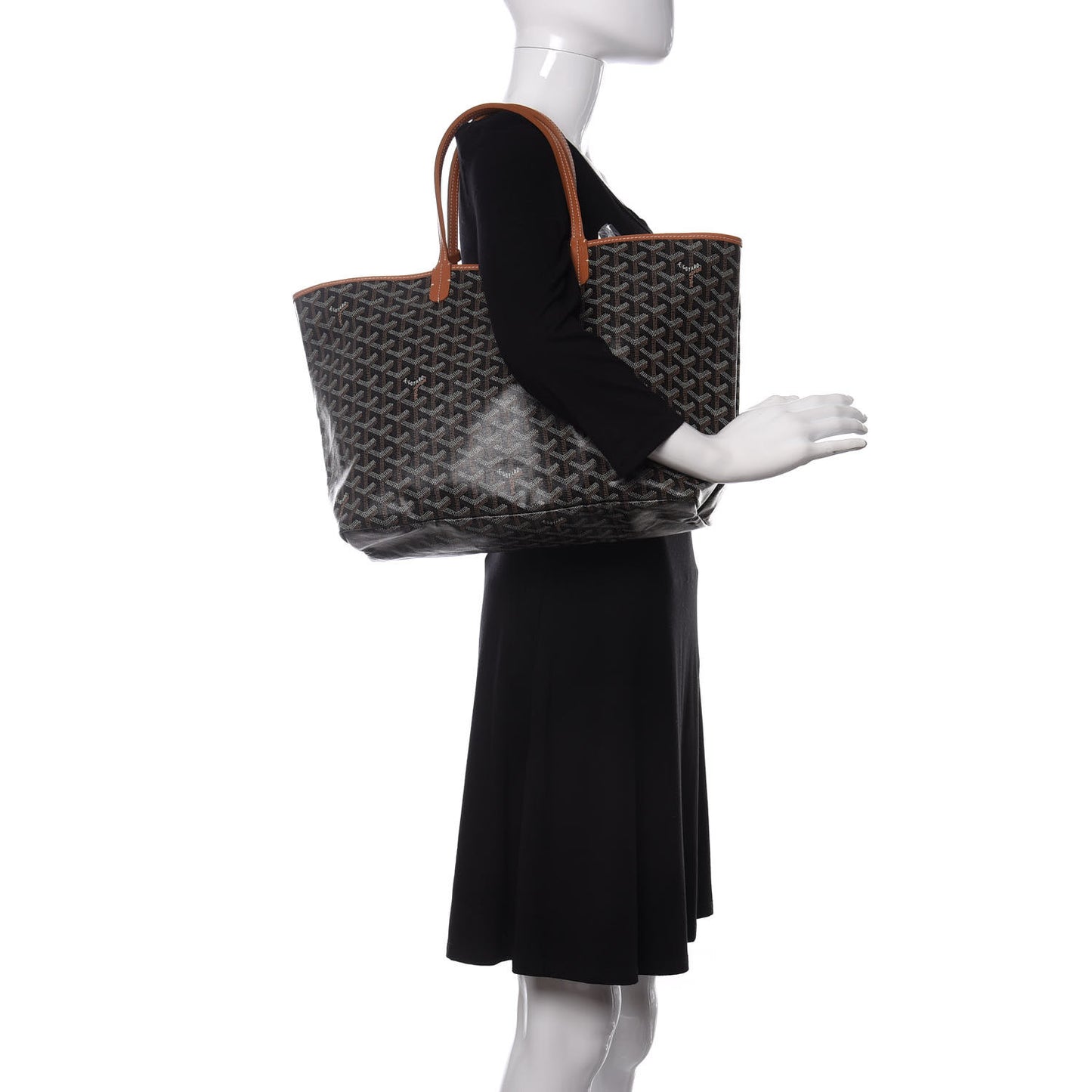 Goyardine Saint Louis PM Black Gold