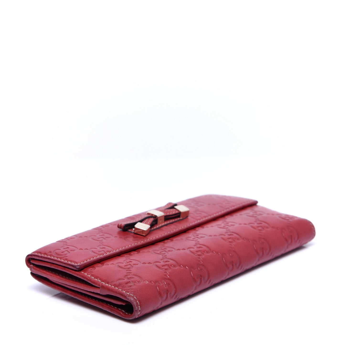 Guccissima Princy Continental Wallet Red