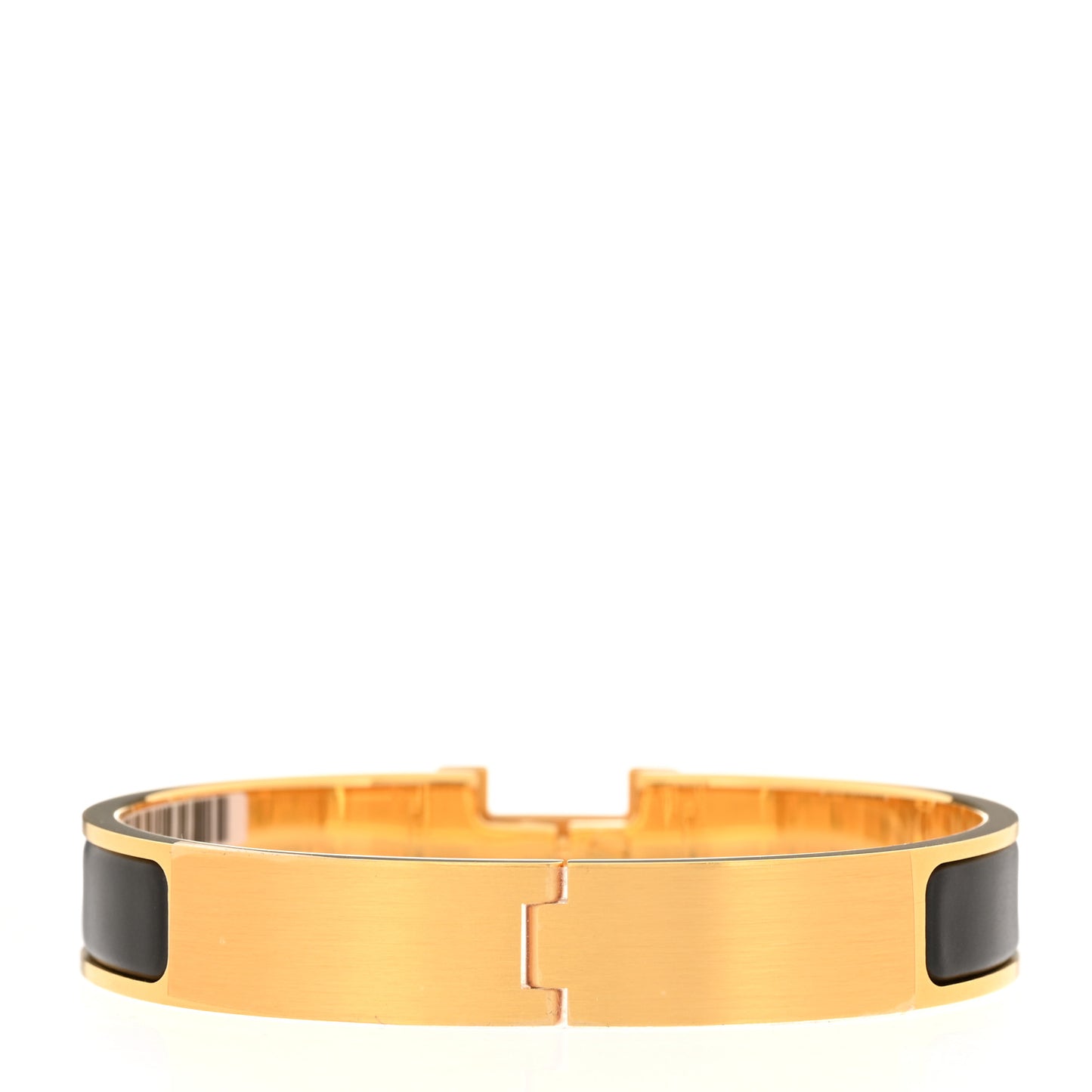 Matte Enamel Narrow Clic Clac HH Bracelet T5 Black