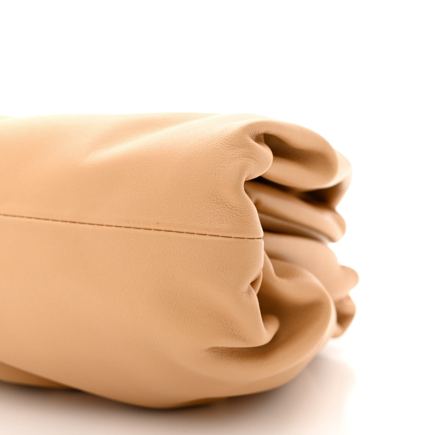 Bottega Veneta Smooth Butter Calf The Pouch Oversized Clutch Biscotto 10 of 11