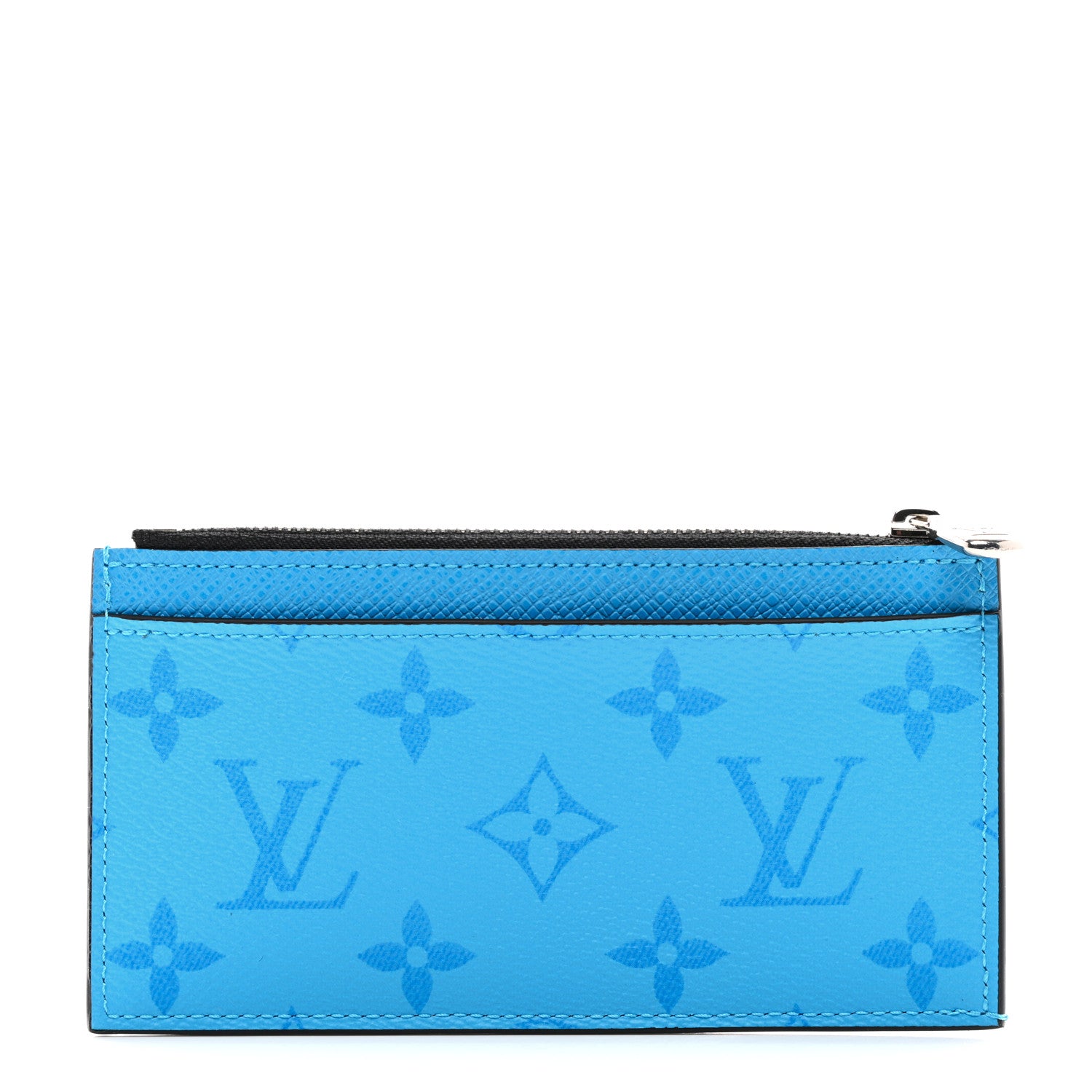 Louis Vuitton Taigarama Coin Card Holder Blue Lagoon 1 of 7