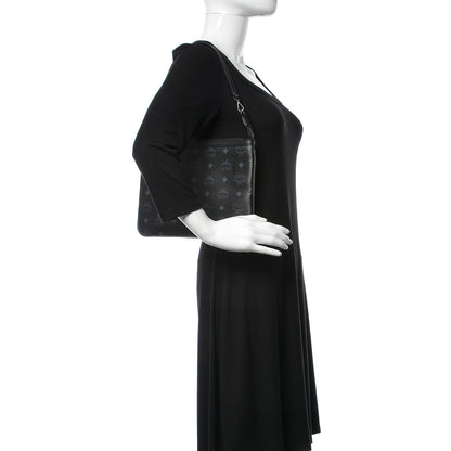 MCM Visetos Medium Crossbody Pouch Black 2 of 11