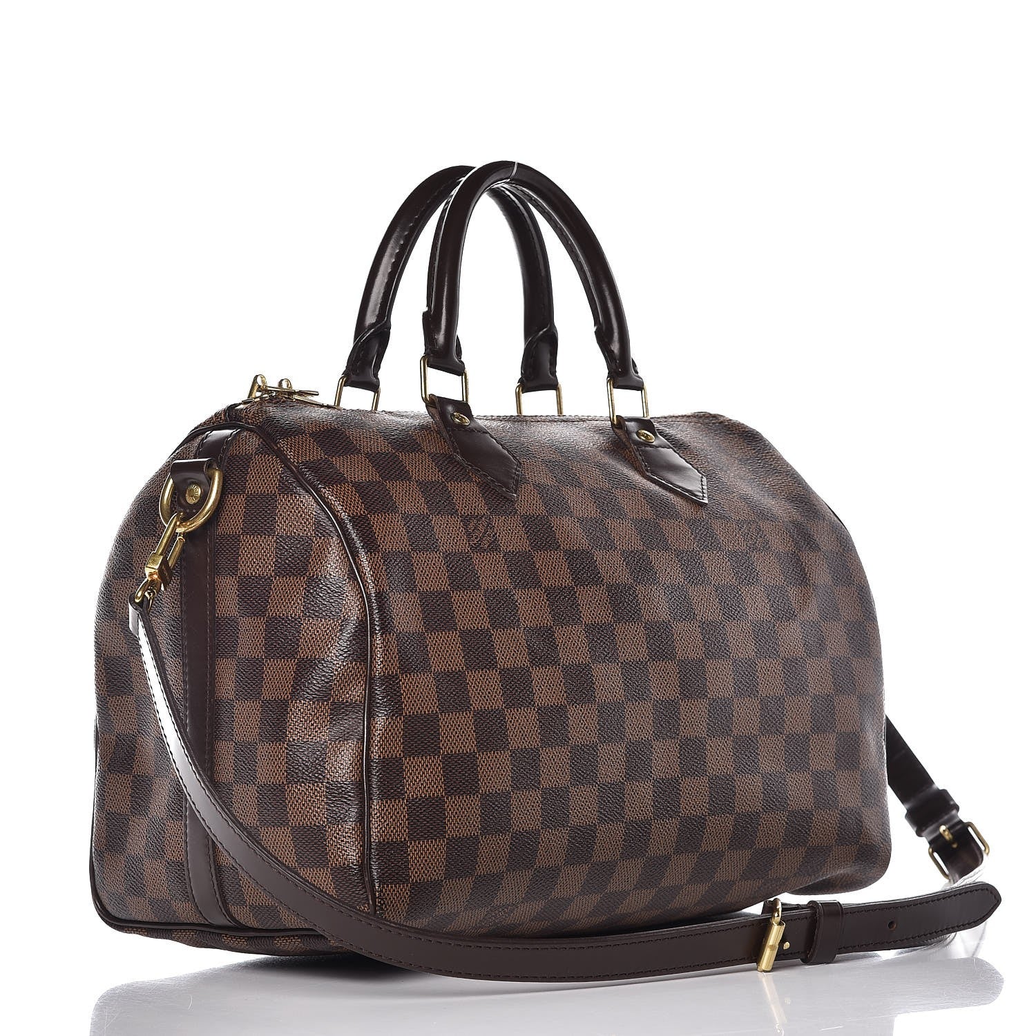 Louis Vuitton Damier Ebene Speedy Bandouliere 30 3 of 15