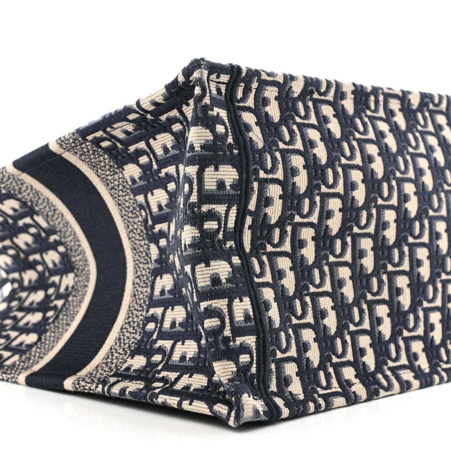 Oblique Medium Book Tote Blue Multicolor