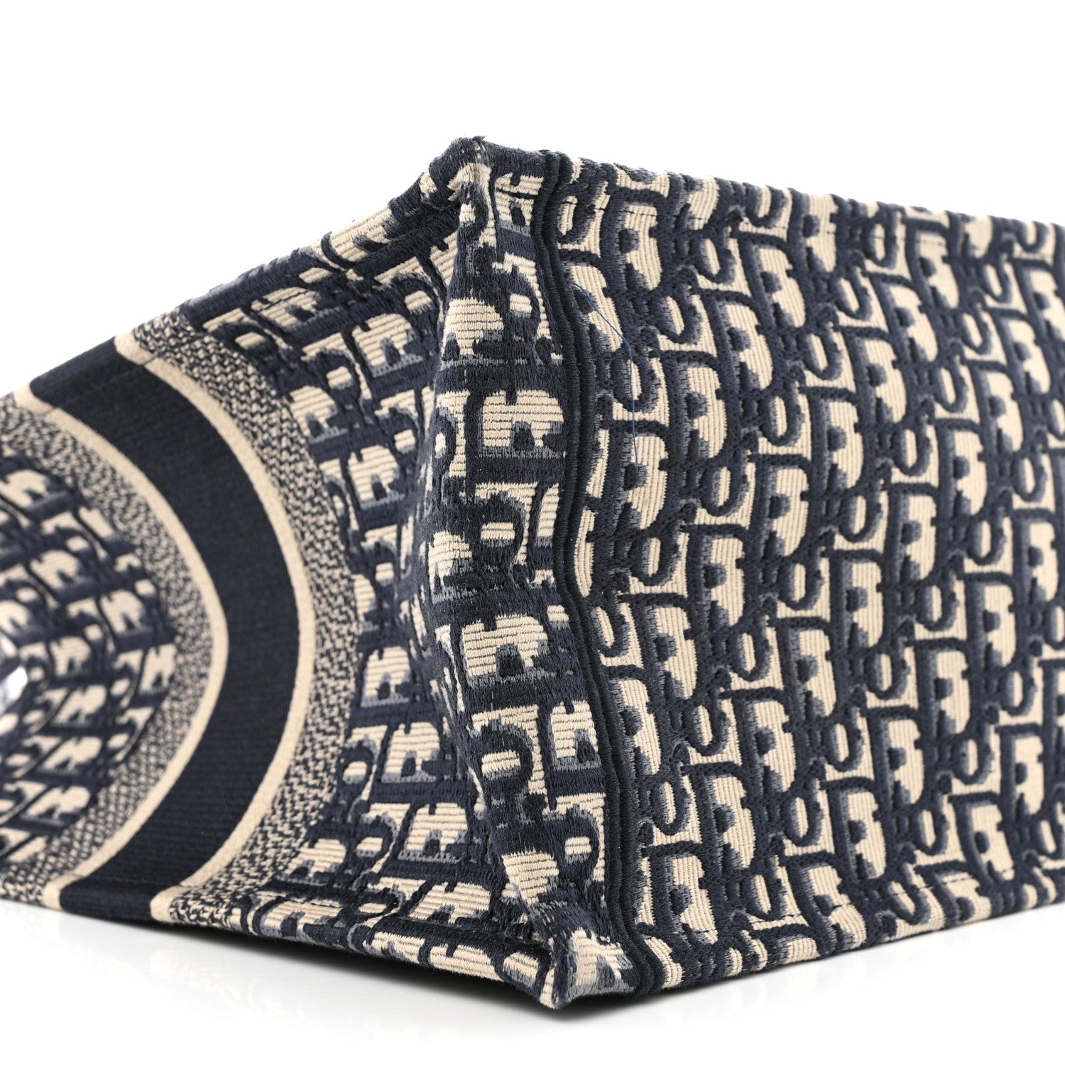Christian Dior Oblique Medium Book Tote Blue Multicolor 9 of 13