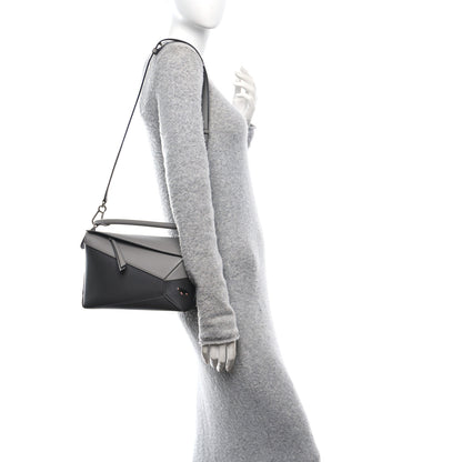 Loewe X SUNA FUJITA Calfskin Small Puzzle Edge Bag Grey 3 of 11