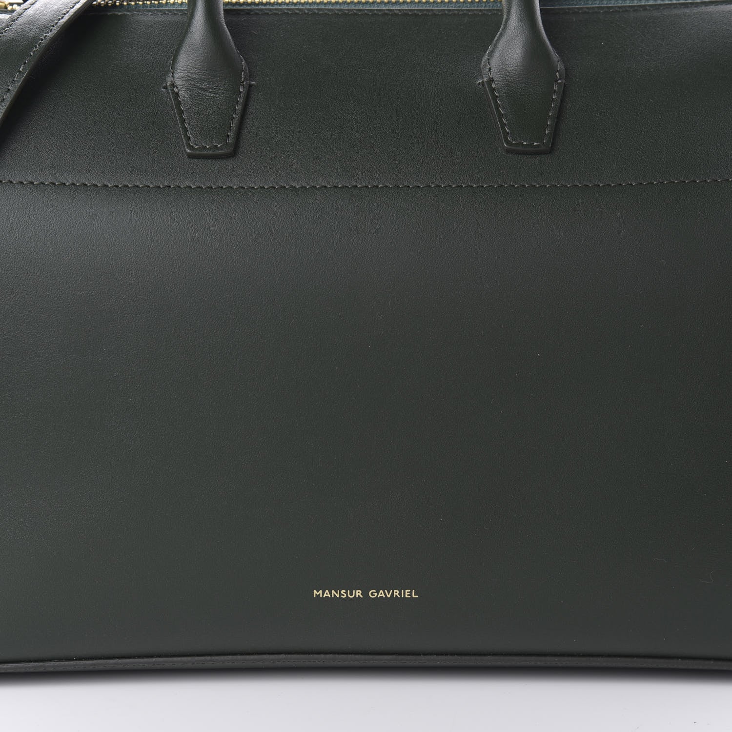 Mansur Gavriel Calfskin Mini Travel Crossbody Bag Moss 10 of 10