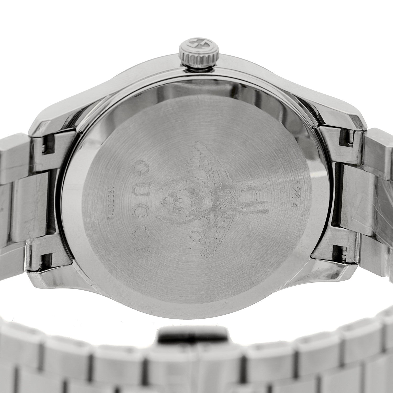 Gucci Stainless Steel 38mm G-Timeless Snake Quartz Watch 4 of 5