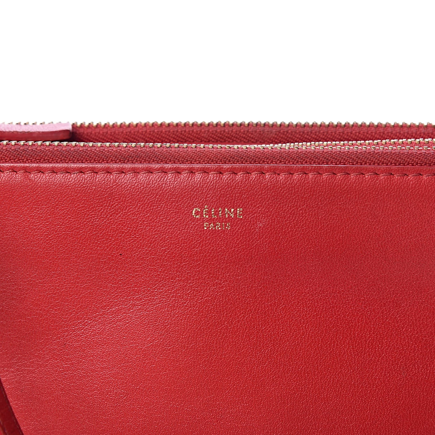 Lambskin Small Trio Crossbody Bag Red