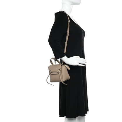 Celine Grained Calfskin Pico Belt Bag Light Taupe 2 of 13