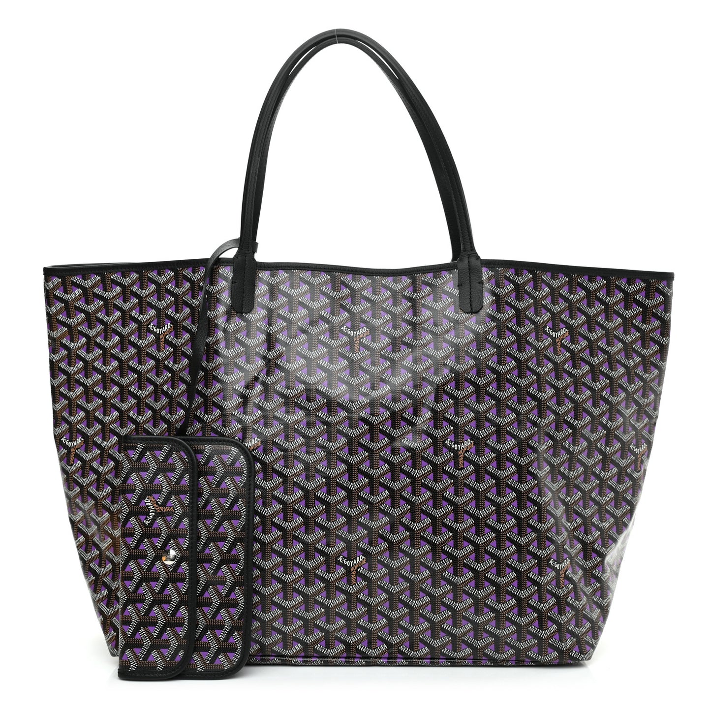Goyardine Saint Louis Claire Voie GM Black Purple