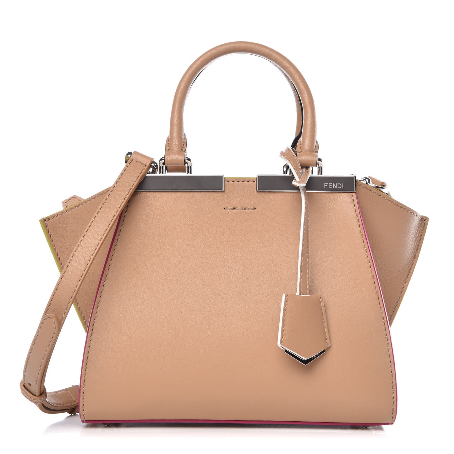 Vitello Dolce Mini 3Jours Tote Cuoio