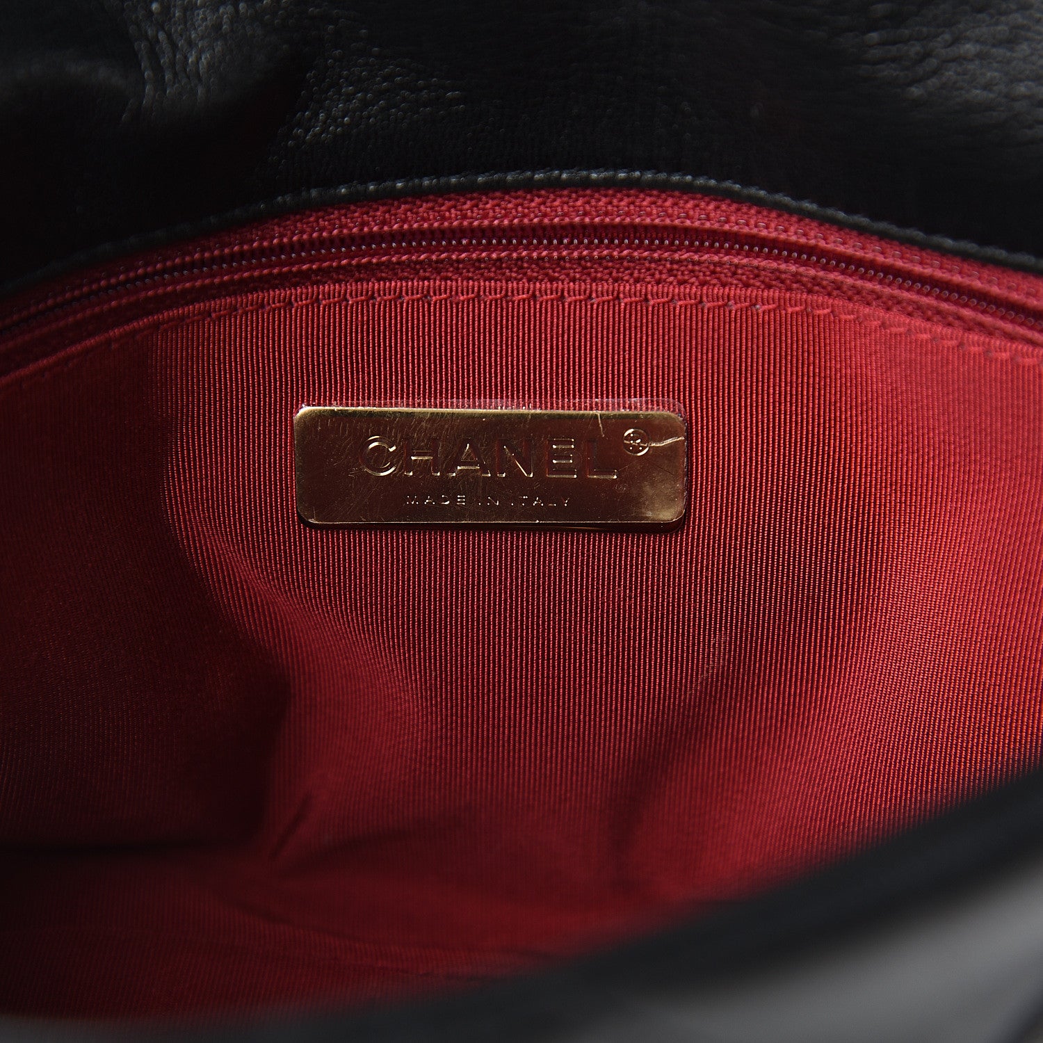 Chanel Goatskin Quilted Medium 19 Flap Black 5 of 8