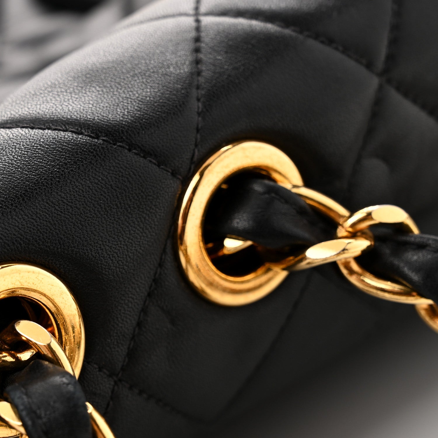 Chanel Lambskin Quilted XL Jumbo Single Flap Black 1682378