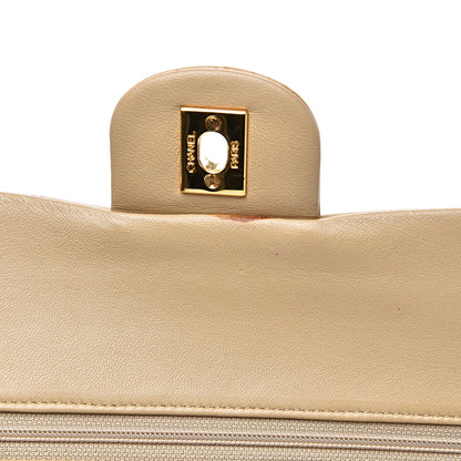 Chanel Lambskin Quilted Small Double Flap Beige 19 of 20