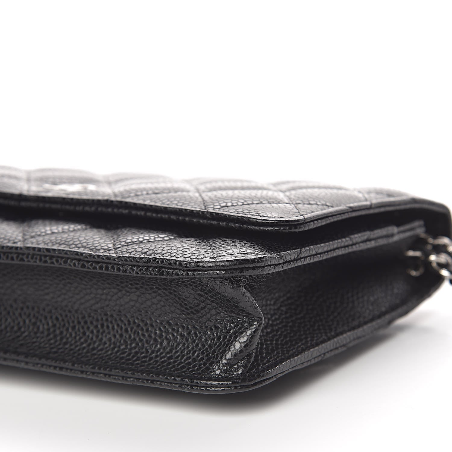 Chanel Caviar Quilted Wallet On Chain WOC Black 10 of 12