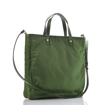 Prada Tessuto Nylon Oro Tote Larice 2 of 9