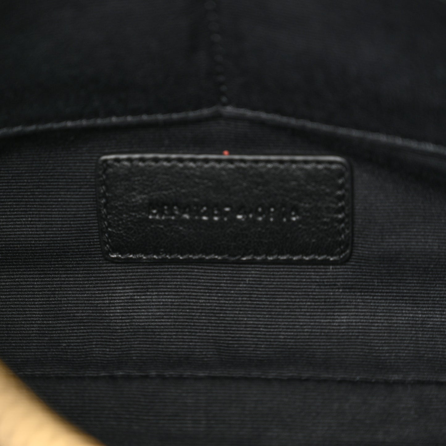 Calfskin Teen Monogram Crossbody Bag Black