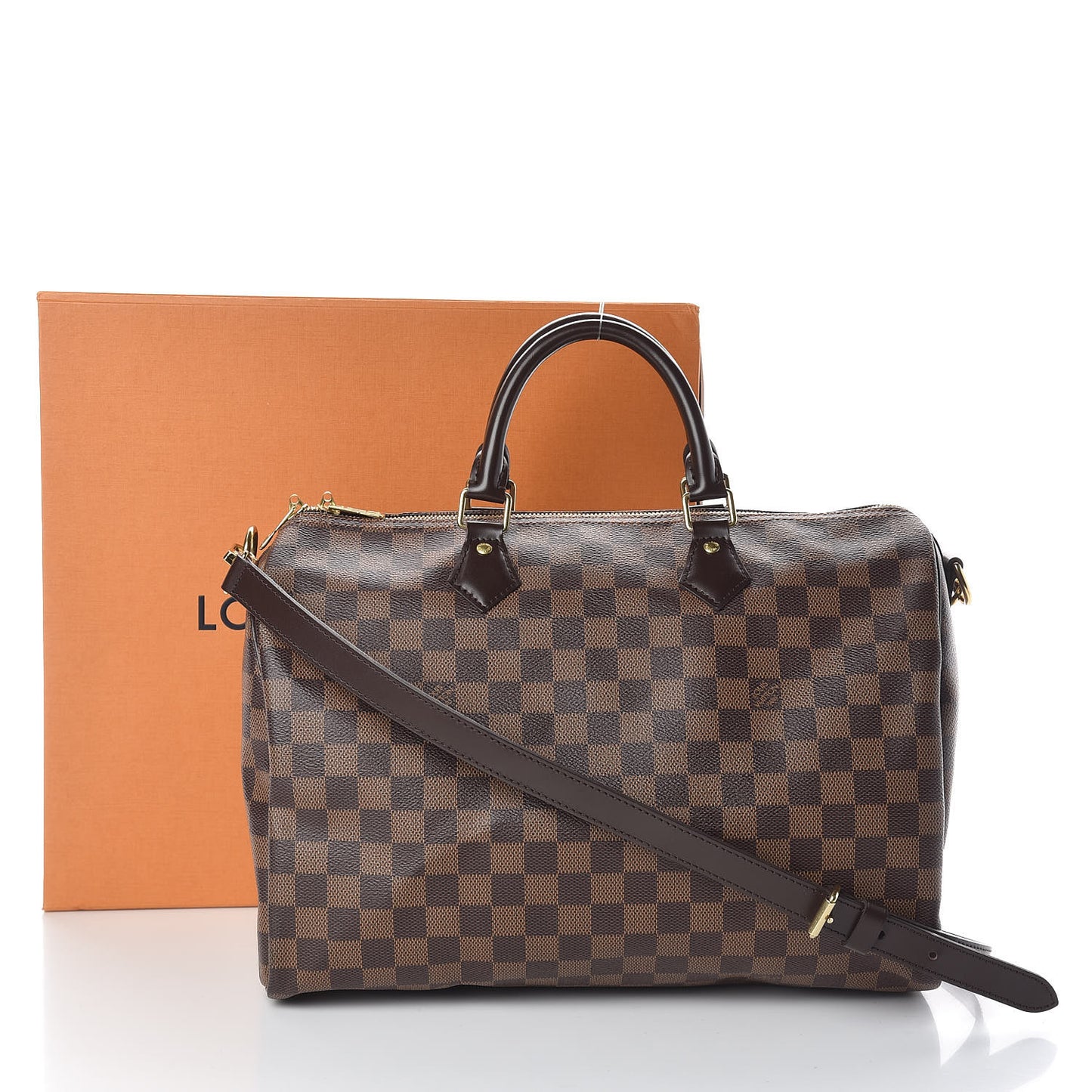 Damier Ebene Speedy Bandouliere 35