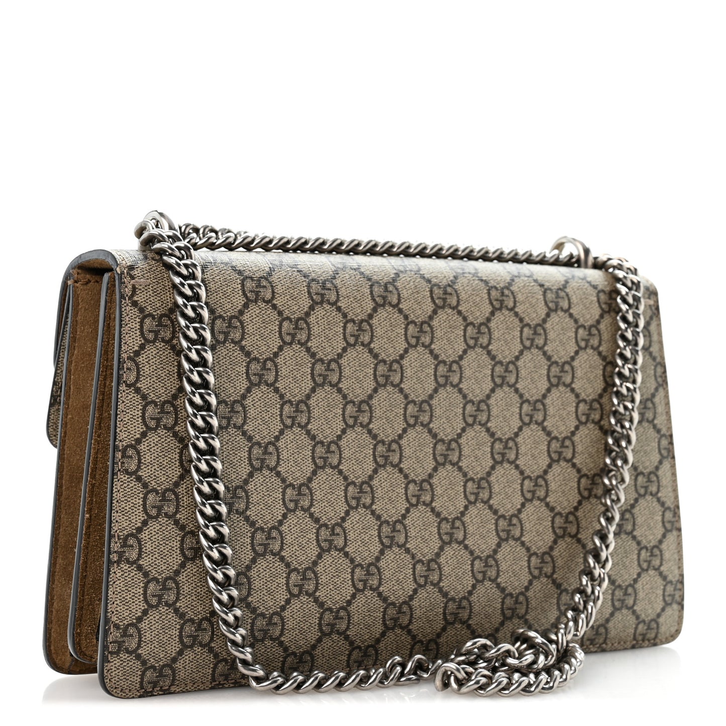 GG Supreme Monogram Small Dionysus Shoulder Bag Taupe