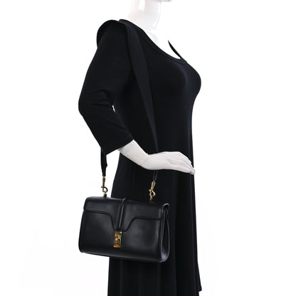 Celine Smooth Calfskin Teen 16 Crossbody Bag Black 3 of 8