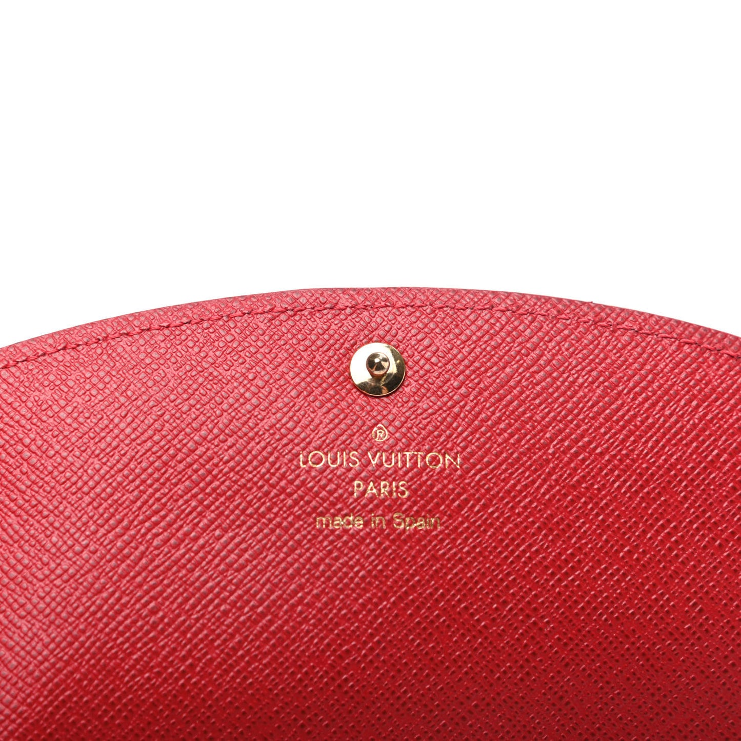 Damier Ebene Caissa Wallet Cherry