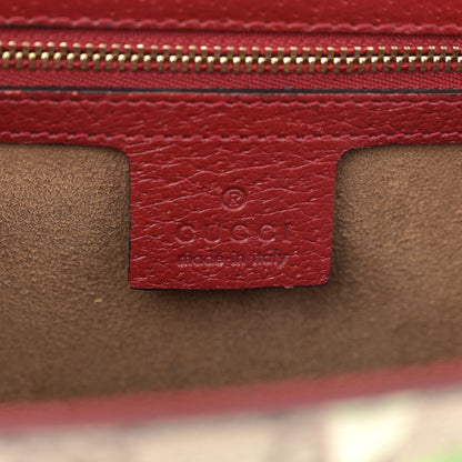 Gucci GG Supreme Monogram Tian Medium Padlock Shoulder Bag Beige Multicolor New Acero 6 of 12