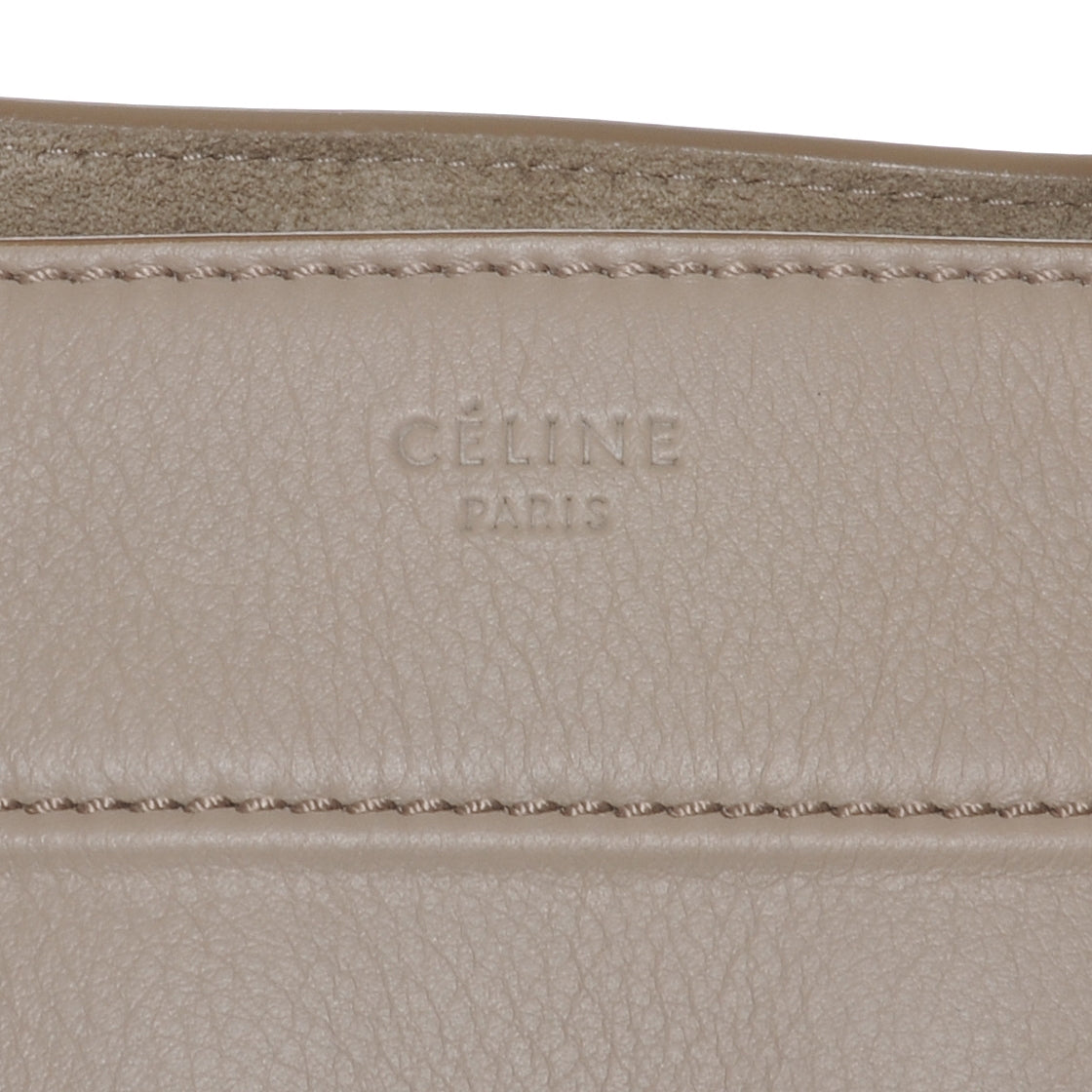 Calfskin Small Phantom Luggage Beige