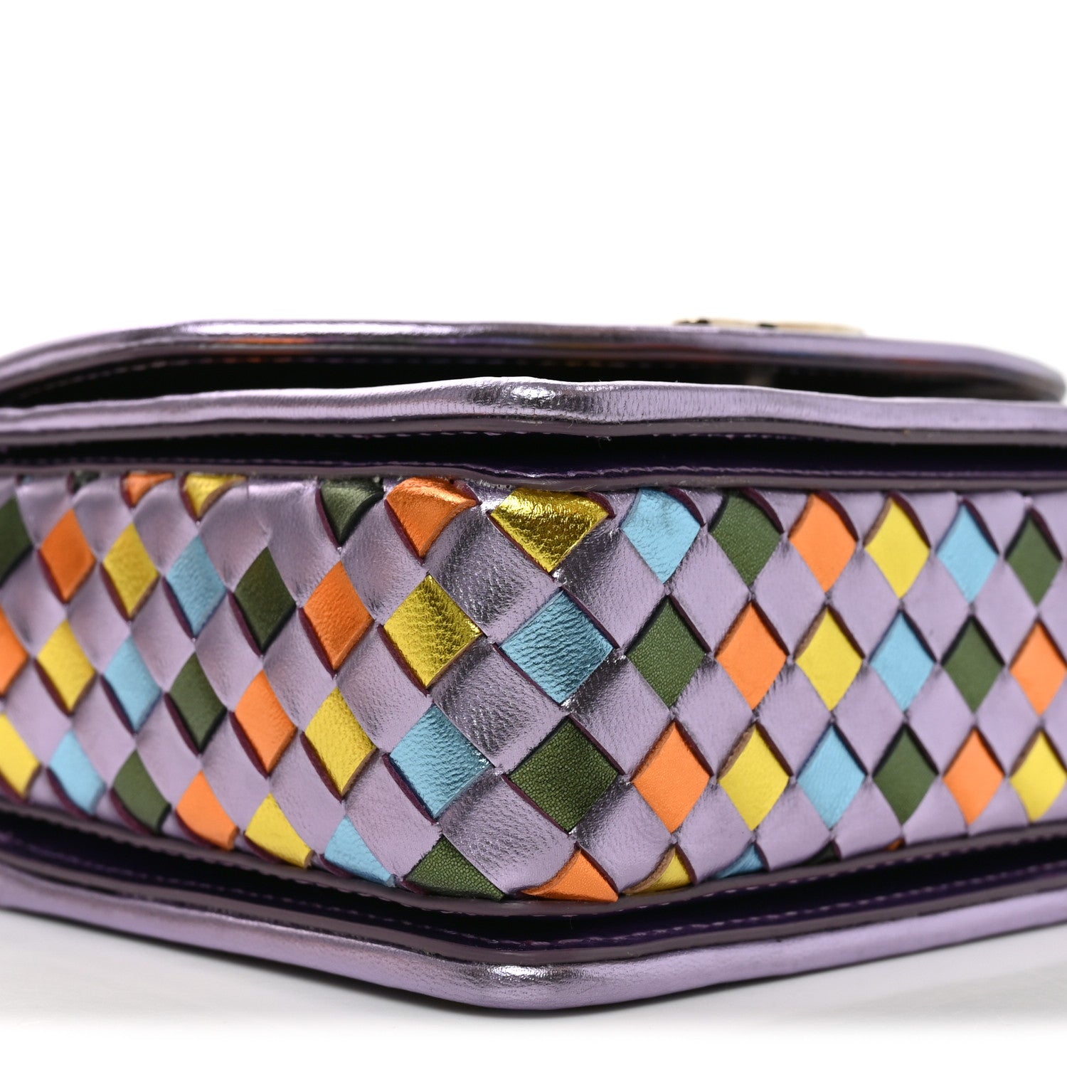 Christian Louboutin Metallic Nappa Loubi54 Crossbody Bag Multicolor 8 of 9