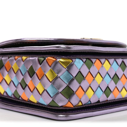 Christian Louboutin Metallic Nappa Loubi54 Crossbody Bag Multicolor 8 of 9