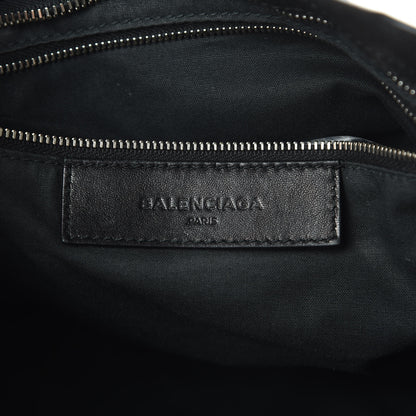 Balenciaga Chevre Silver Metallic Edge Hardware City Black 6 of 13