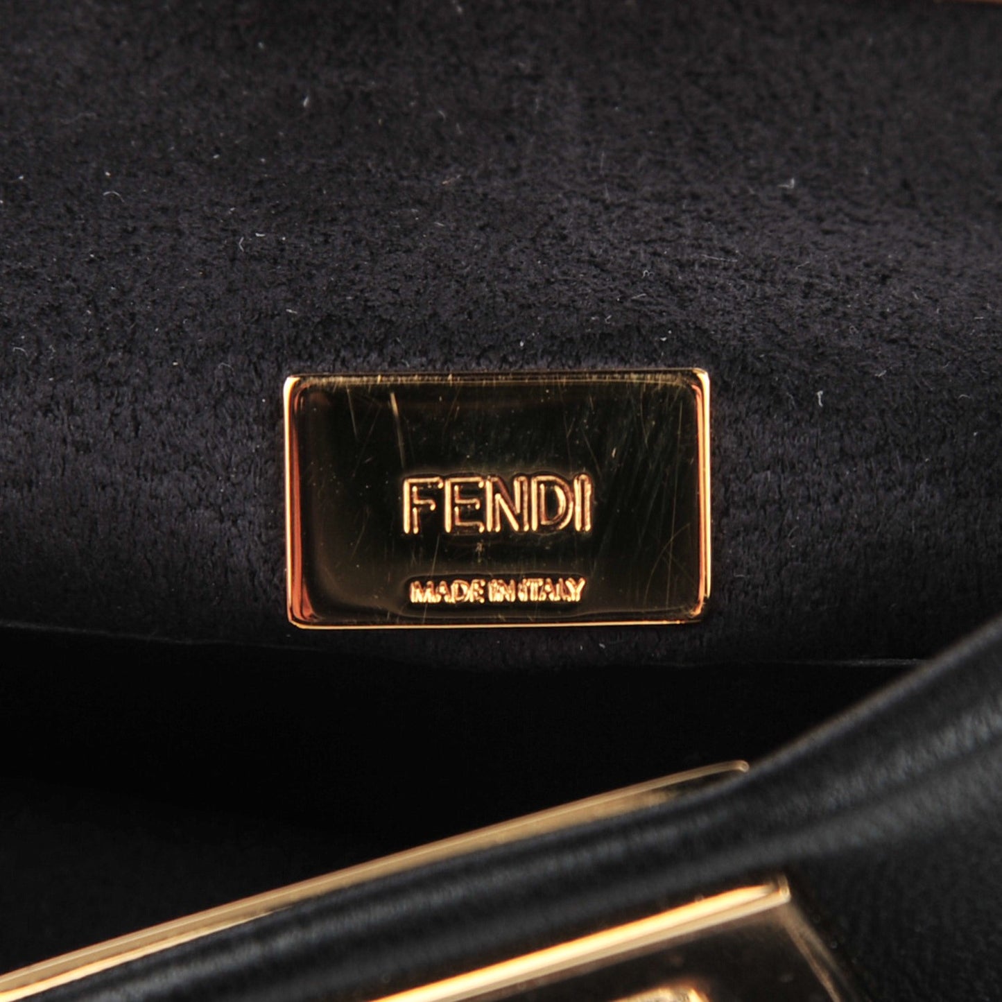 Nappa Micro Peekaboo Iconic Satchel Black