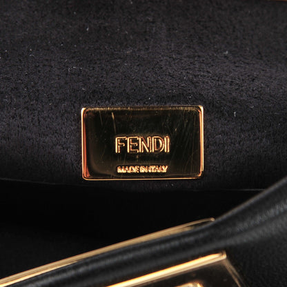 Fendi Nappa Micro Peekaboo Iconic Satchel Black 5 of 9