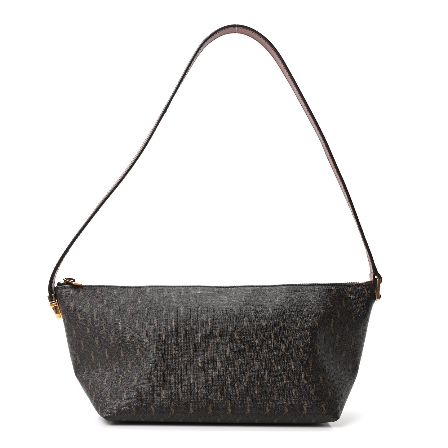 Canvas Smooth Calfskin Le Monogramme Crossbody Bag Chestnut