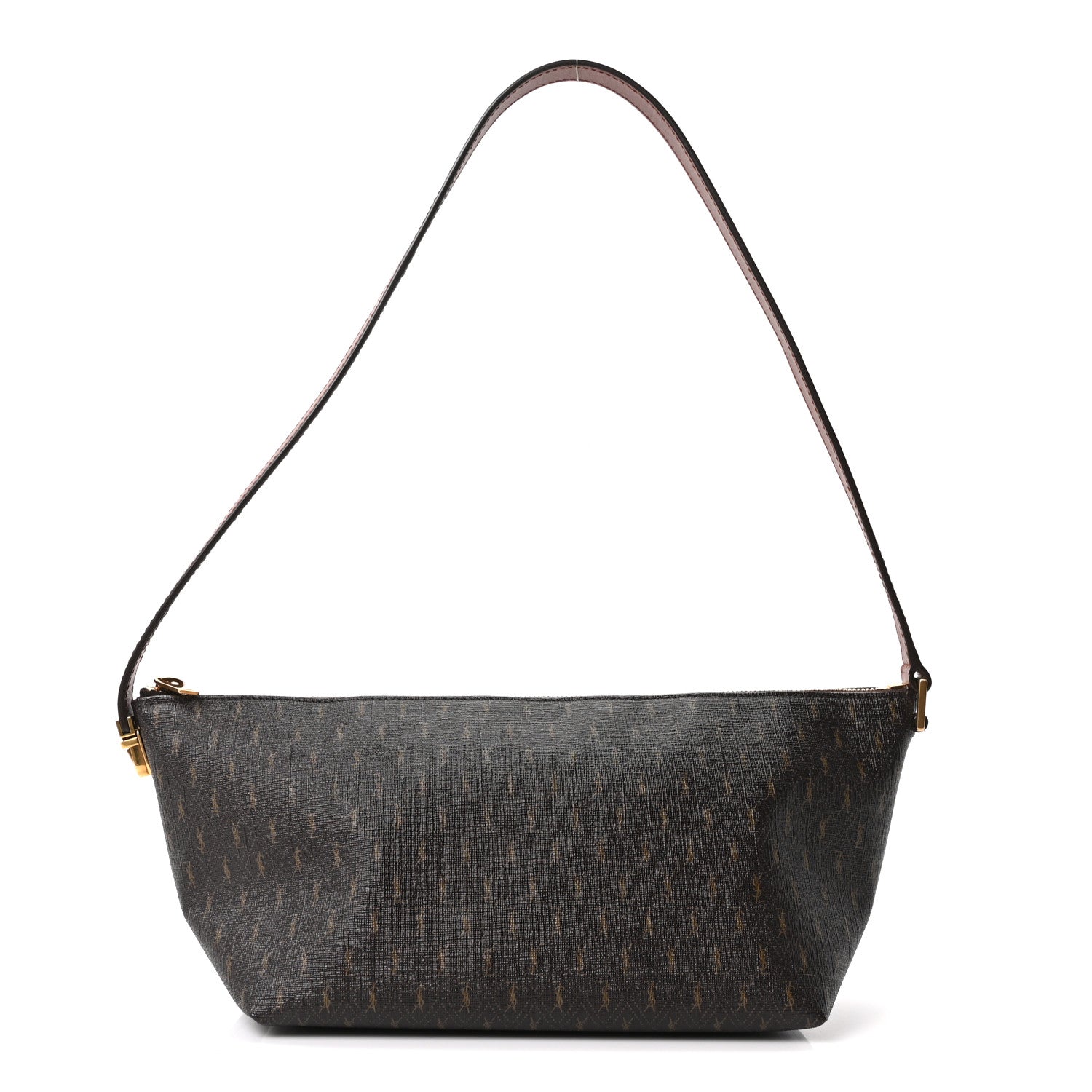 Saint Laurent Canvas Smooth Calfskin Le Monogramme Crossbody Bag Chestnut 1 of 10