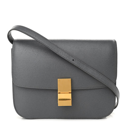 Celine Liege Calfskin Medium Classic Box Flap Bag Medium Grey 1 of 9