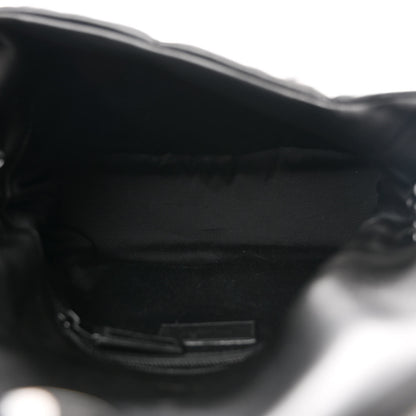 Saint Laurent Lambskin Quilted Monogram Monochrome Small Loulou Puffer Chain Satchel Black 5 of 12