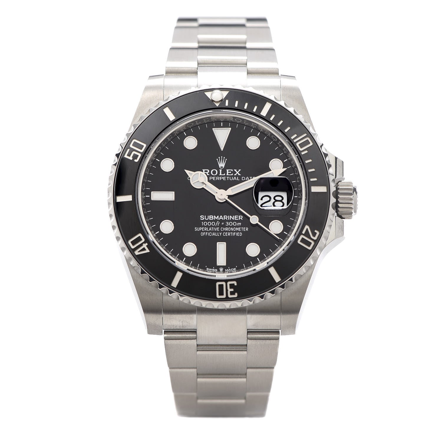 Rolex Stainless Steel 41mm Oyster Perpetual Submariner Date Watch Black 126610LN 1 of 7